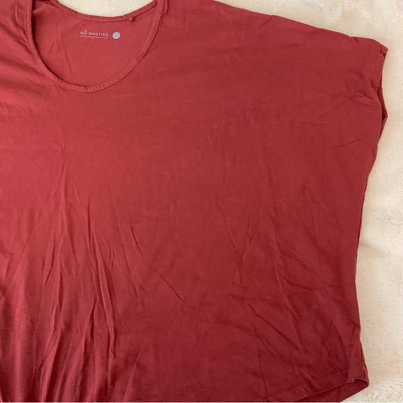 No Nasties Croix Slanted Lagenlook Top sz M - Picture 11 of 12